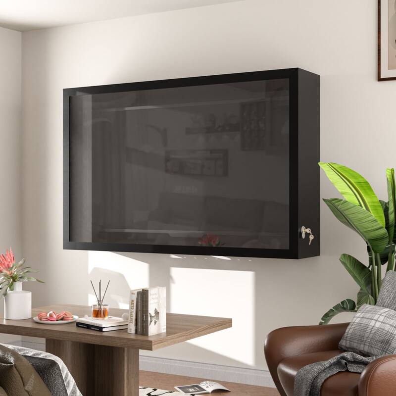 VEIKOUS 43" Outdoor TV Enclosure Weatherproof, Full Motion TV Bracket, All-Weather Protection