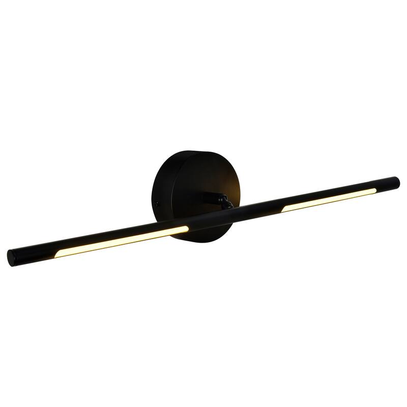 Oskil LED Integrated Wall Light With Black Finish - Black