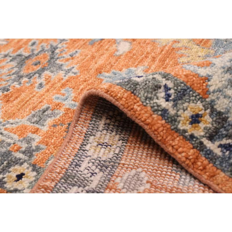 ECARPETGALLERY Hand-knotted Jules Serapi Burnt Orange Wool Rug - 5'11 x 8'10