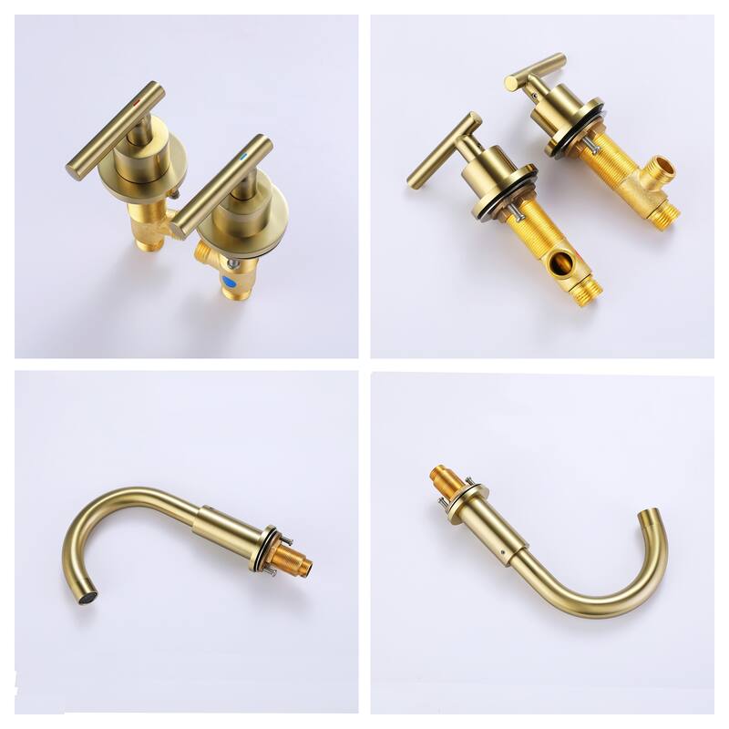 Two Handle Widespread Bathroom Faucet