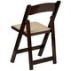 preview thumbnail 21 of 65, Wood Folding Chair with Vinyl Padded Seat (Set of 2)