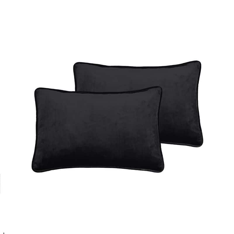 Sherry Kline Glendon Velvet Corded Edge pillow, zippered with Polyester Insert (Set of 2)