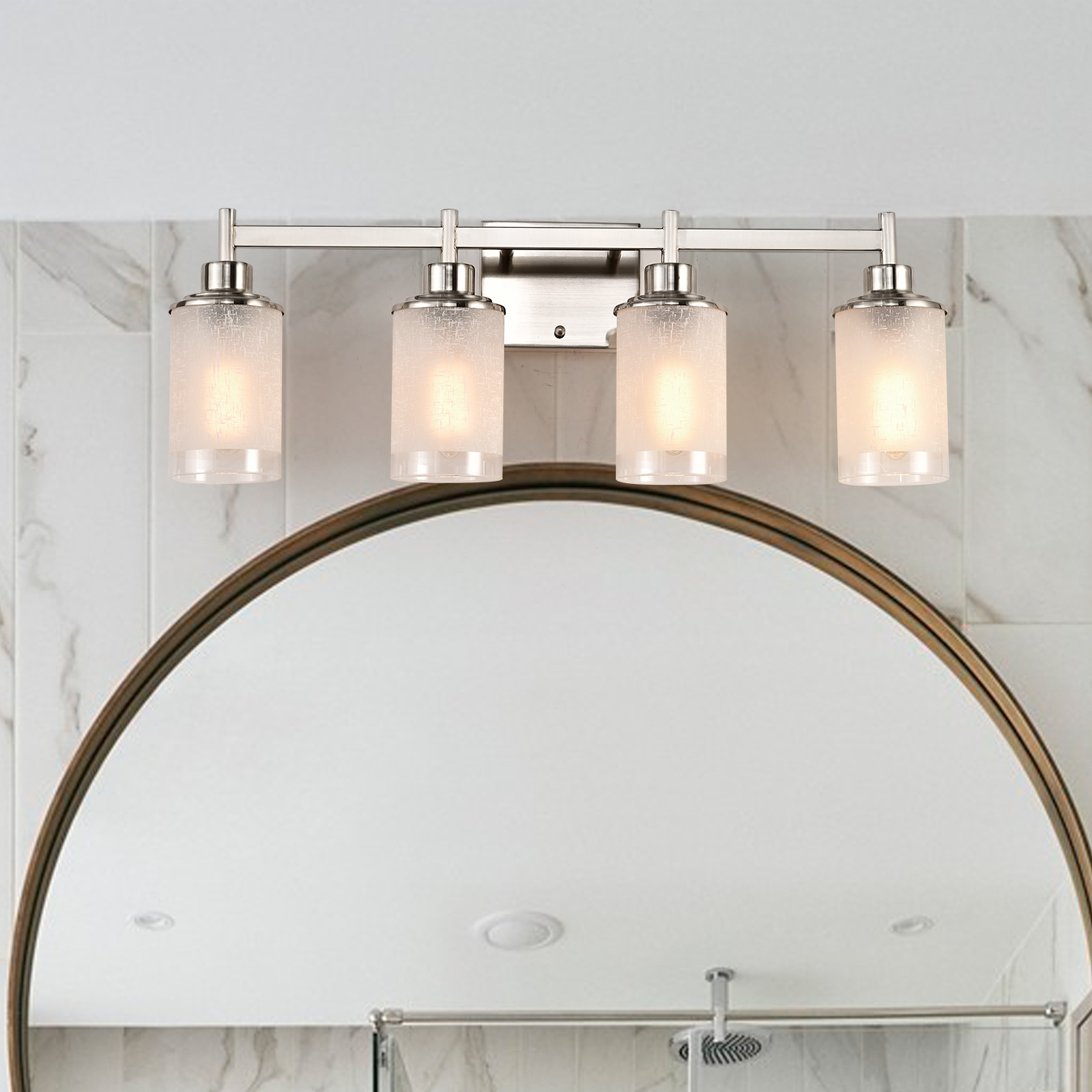 Isara 4-Light Wall Sconce - Silver