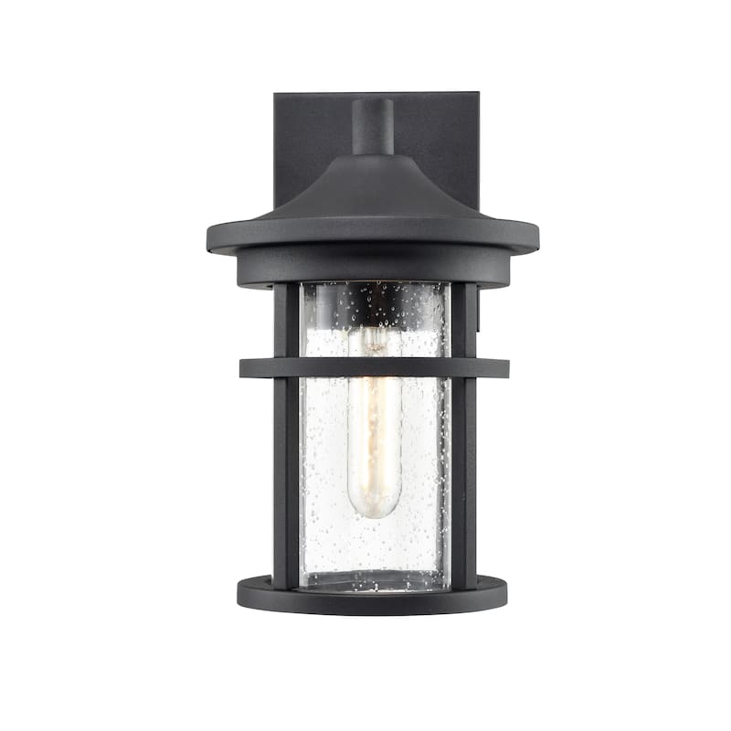 Millennium Lighting Namath 1 Light Outdoor Wall Sconce in Textured Black - 11.25  Inch