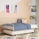 preview thumbnail 3 of 16, The Novogratz Bright Pop Full Metal Daybed with Twin Trundle Bed