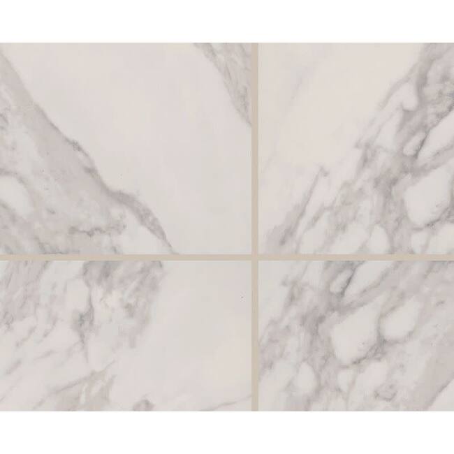Shaw 478TS Universe - 22" x 22" Floor and Wall Tile - Matte Visual - - Calcatta