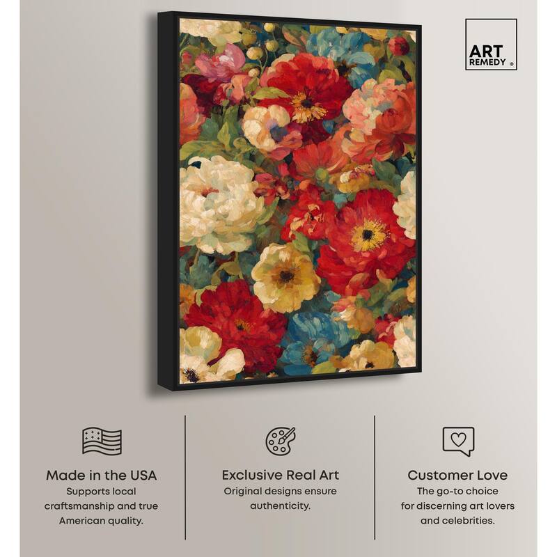 Garden Tapestries II Canvas by Art Remedy