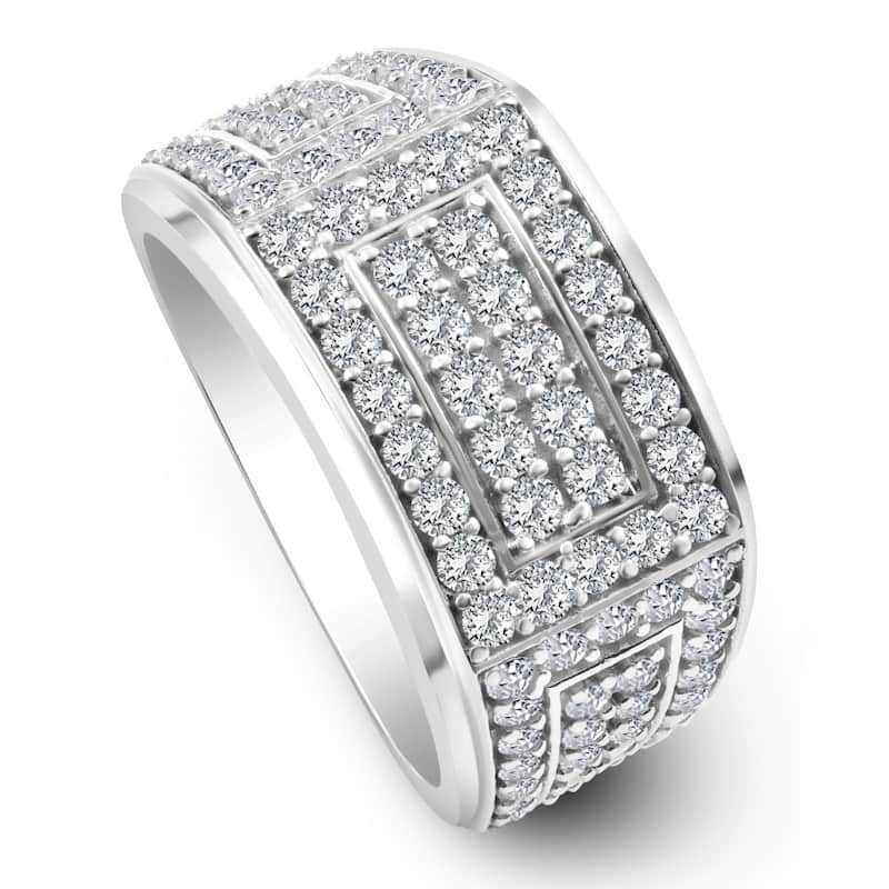 Bliss Diamond 2Ct Men's Diamond Ring in Gold Lab Grown
