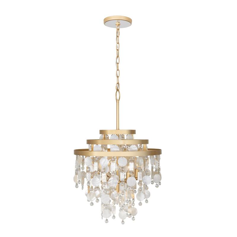 Varaluz Kalani 5-Light Chandelier - French Gold