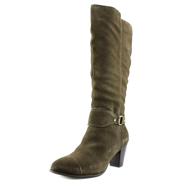 Giani Bernini Cagney Wide Calf Women Army Green Boots