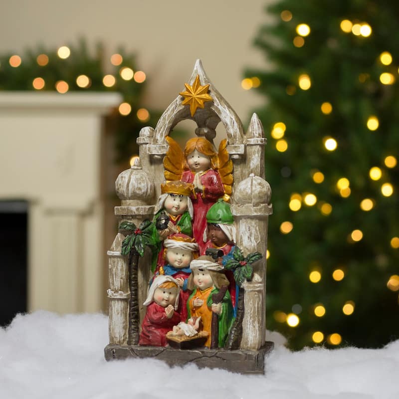 11" Children's First Nativity Scene Christmas Decoration