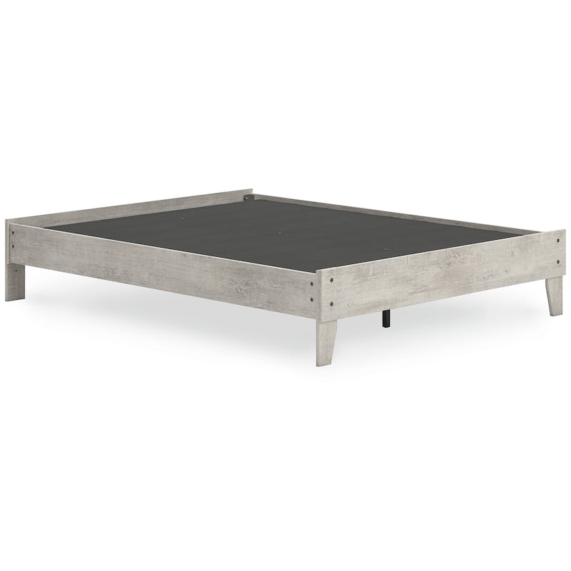 Signature Design by Ashley Shawburn Gray Platform Bed