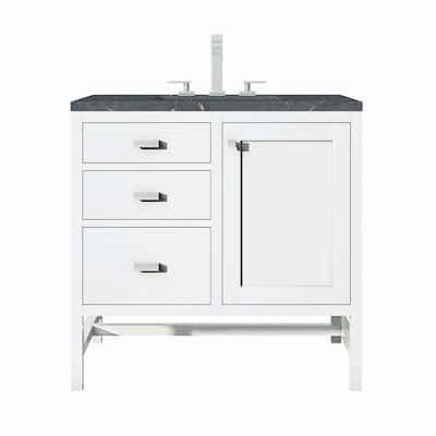 James Martin Vanities E444-V36-3PBL Addison 36" Single Basin Wood