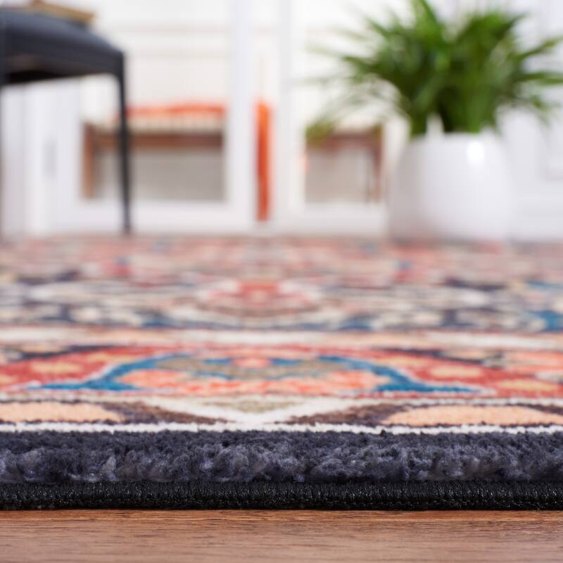 SAFAVIEH Riviera Machine Washable Slip Resistant Wilma Oriental Rug