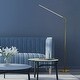 preview thumbnail 3 of 3, Brightech Libra LED Dimmable Floor Lamp - Brass