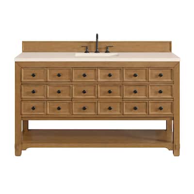 James Martin Vanities 505-V60S-3EMR Malibu 60" Free Standing Single