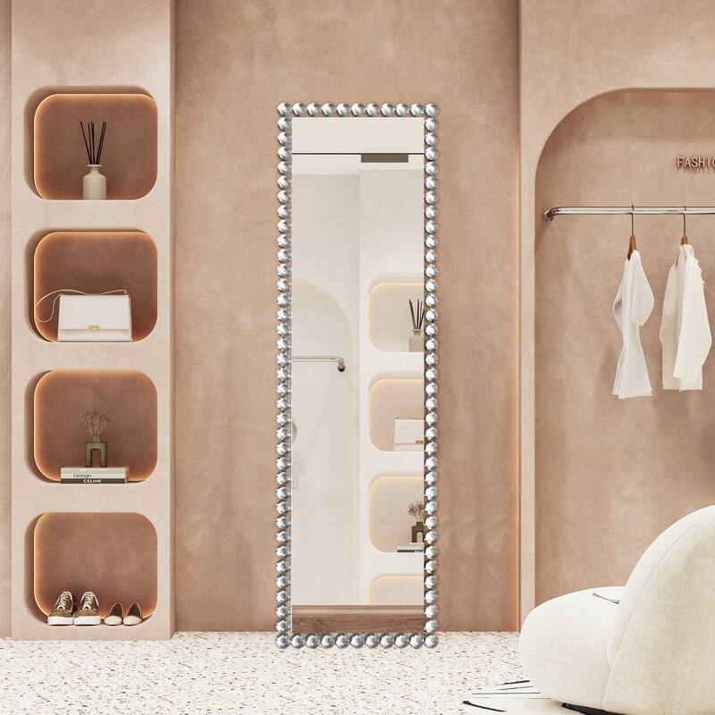 KOHROS Classic Rectangle Diamond Floor Mirror