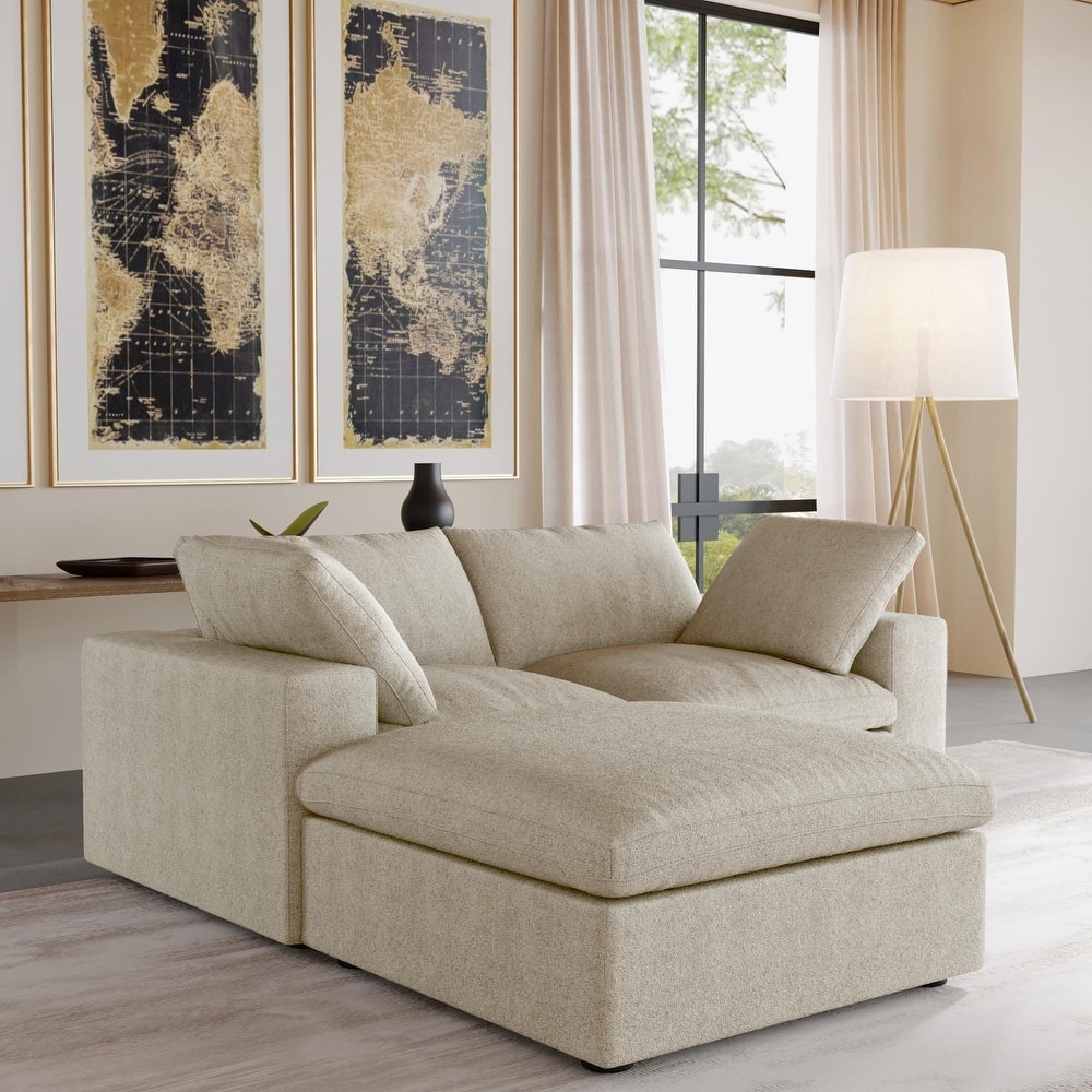 L-Shaped Convertible Modular Sectional Sofa Couch with Storage Seat