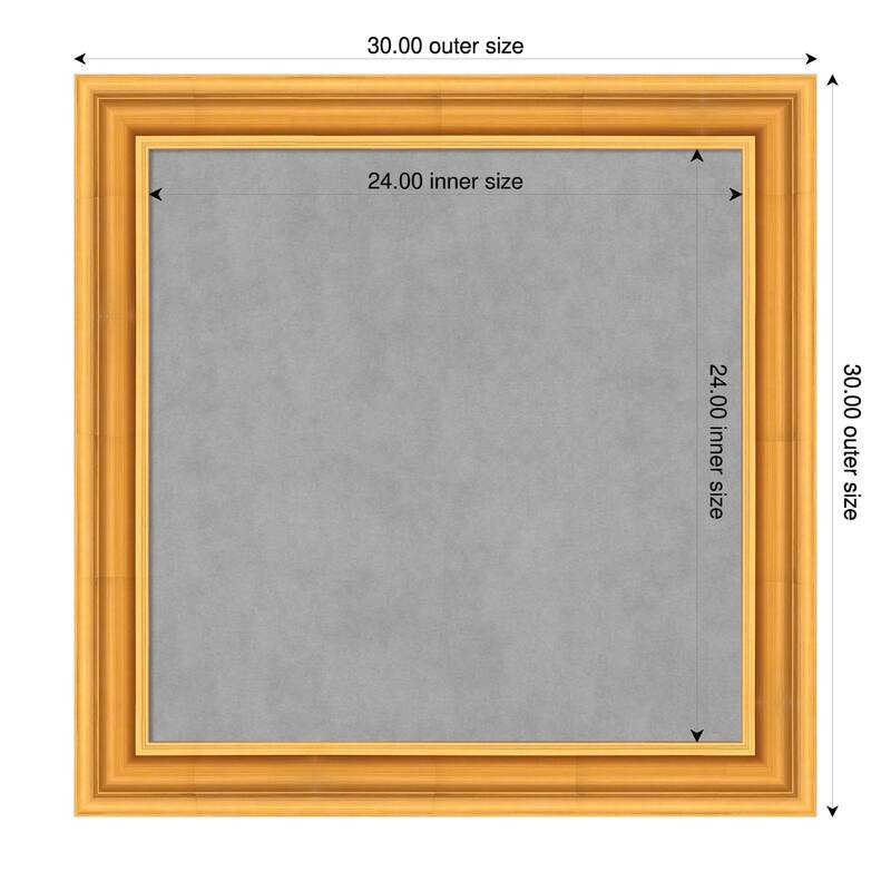 Amanti Art Sierra Black Brown Framed - 30 x 30 in - Sierra Gold