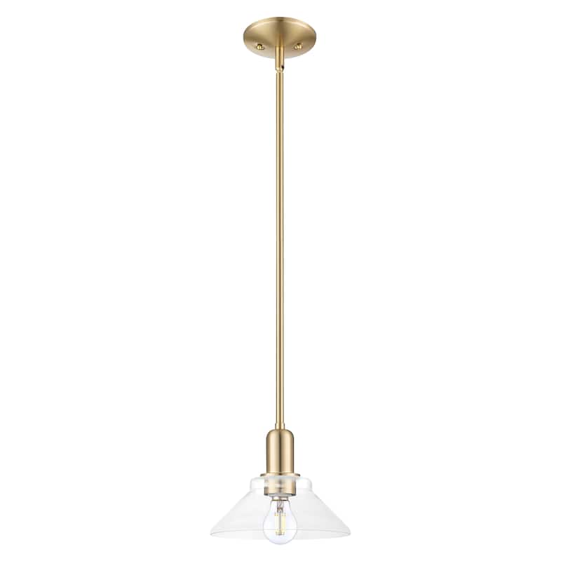 Innovations Lighting Endless Possibilities Arcadia - Orwell - 1 Light 8" Stem Hung Mini Pendant - Clear/Champagne Bronze