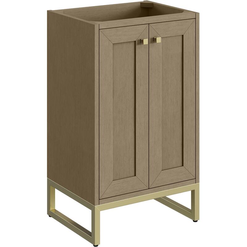 James Martin Vanities 533-V20-CB Chianti 20" Dual-Mounted Single Basin - Walnut Whisper