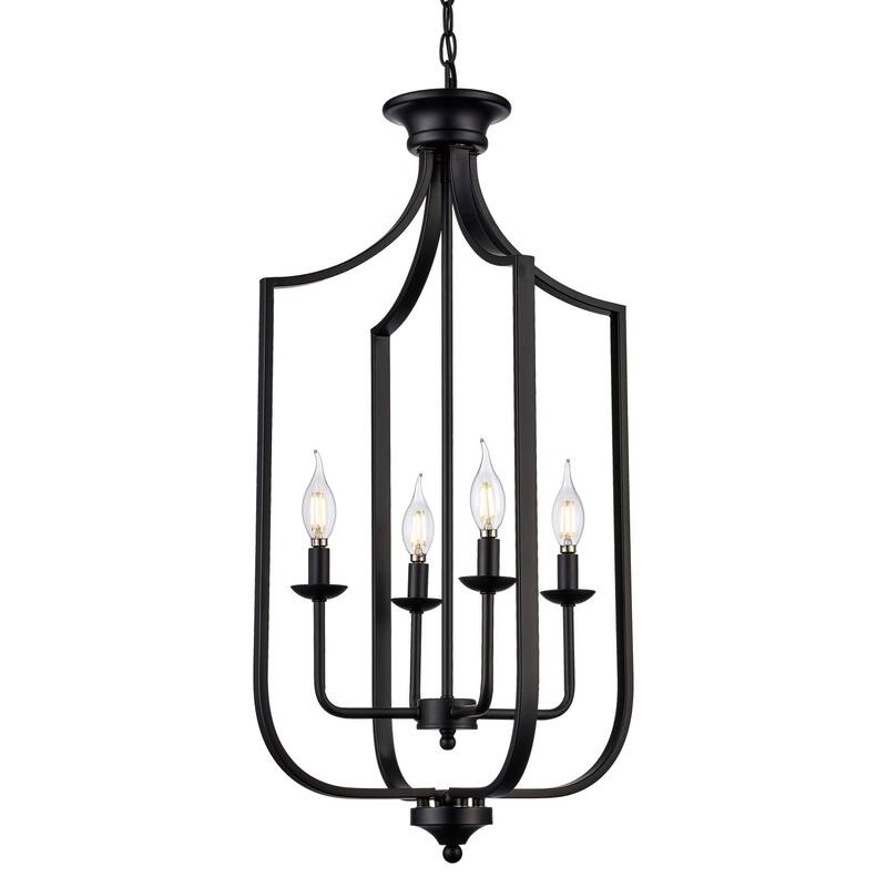 Trans Globe Lighting 11216 Hillcrest 4 Light 16" Wide Pendant - Matte Black