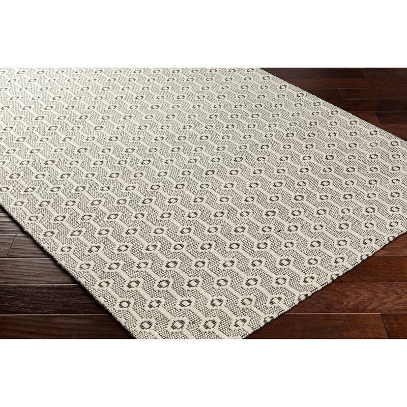 Livabliss Sapana Handmade Mod Farmhouse Wool Blend Area Rug
