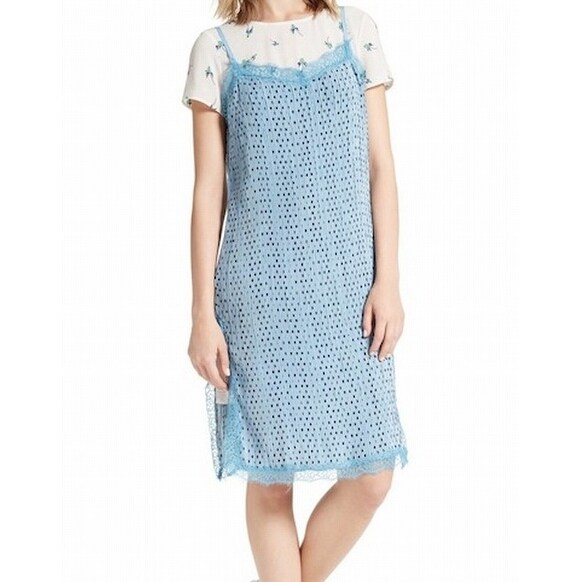 free people blue lace dress