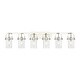 preview thumbnail 22 of 28, Innovations Lighting Pilaster II Cylinder - 6 Light 7" Wall-Mounted Bath Vanity Light