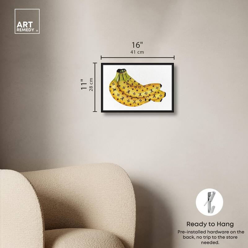Fashion Bananas III Canvas by Art Remedy