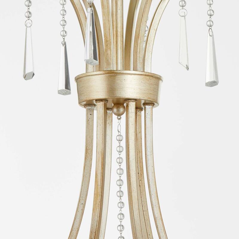 Quorum International 628-6 Malin 6 Light 32" Wide Crystal Empire