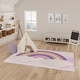 preview thumbnail 6 of 7, Nourison Imagination Indoor only Multicolor Rainbow Graphic Area Rug