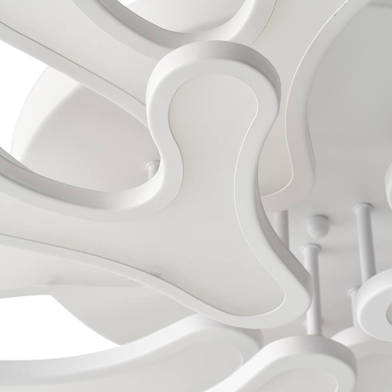 Creative Multi Branch Shape LED Semi Flush Mount Ceiling Lamp