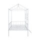 preview thumbnail 15 of 13, Metal Twin-Size Loft Bed with House Design
