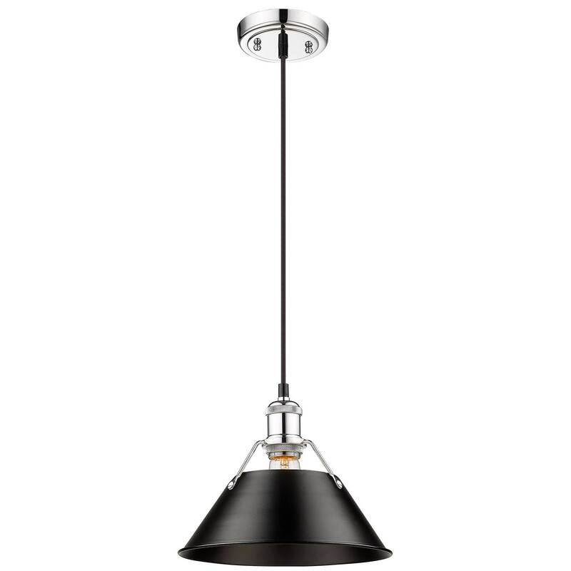 Golden Lighting 3306-M CH Orwell 10" Wide Mini Pendant