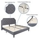 preview thumbnail 66 of 121, Tufted Platform Bed with 10 Inch Pocket Spring Mattress