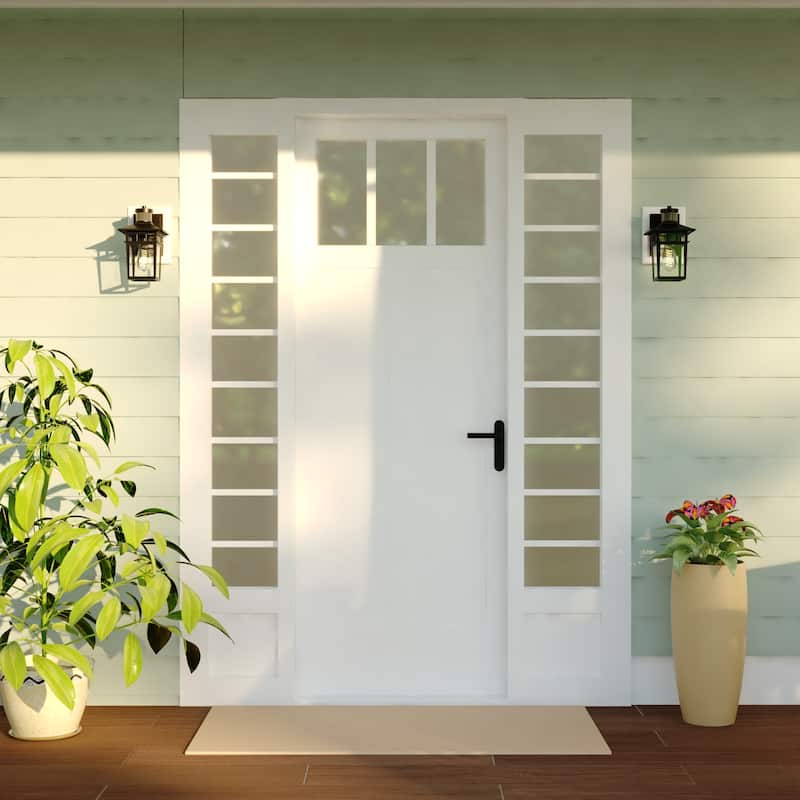 Vaxcel Lighting T0728 Ridge 11" Tall Outdoor Wall Sconce with Seedy