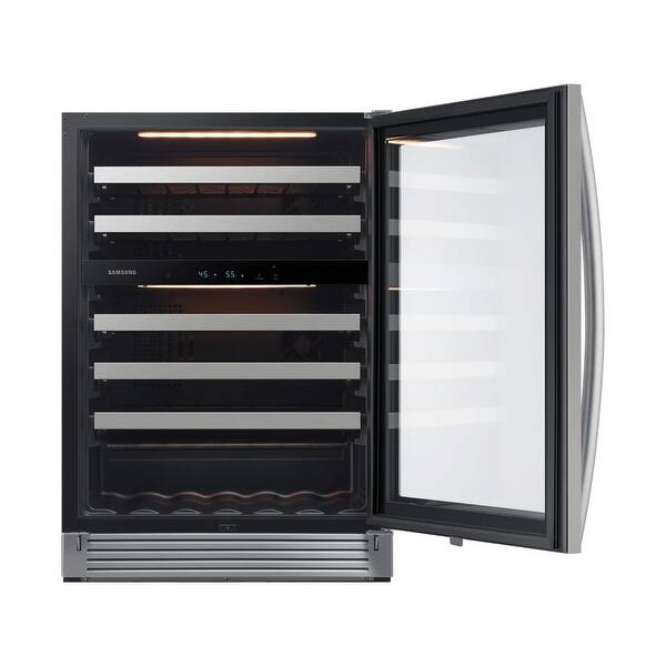 Samsung 24IN 51BOTTLE CAPACITY WINE COOLER MODEL RW51TS338SR Bed