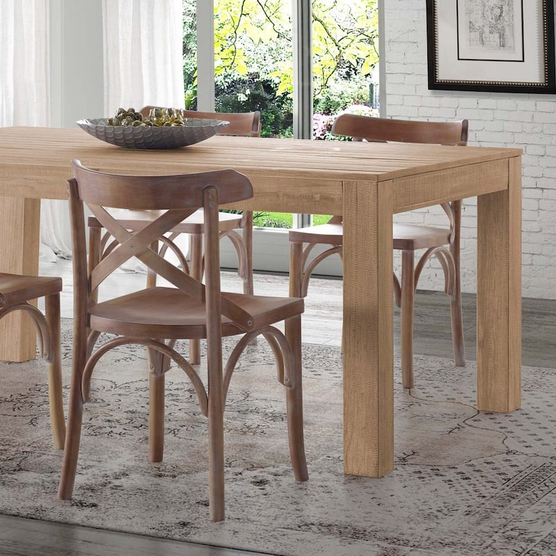 Grain Wood Furniture Solid Pine Montauk Dining Table - Driftwood