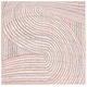 preview thumbnail 44 of 49, SAFAVIEH Handmade Southampton Catena Abstract Wool Rug 6' Square - Rust