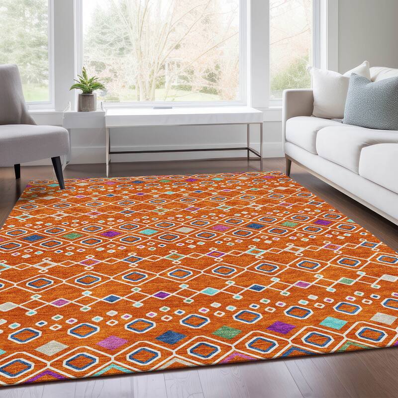 Premium Washable Super Soft Moroccan Global Mayfield Rug
