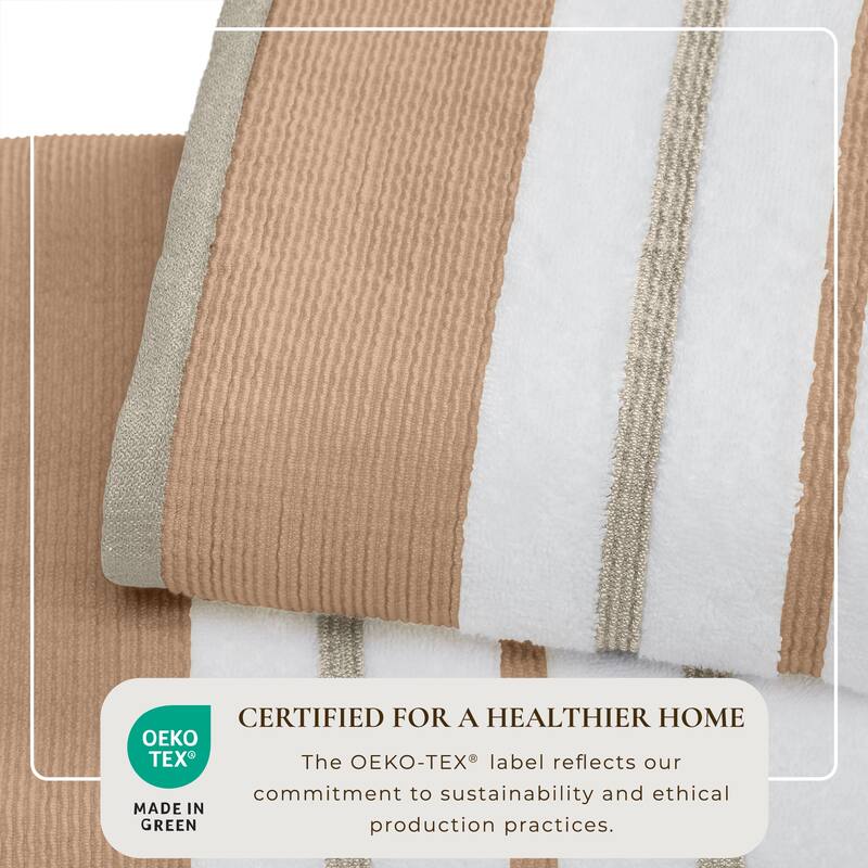 Linery & Co. Luxury Cotton Decorative Towel Set.
