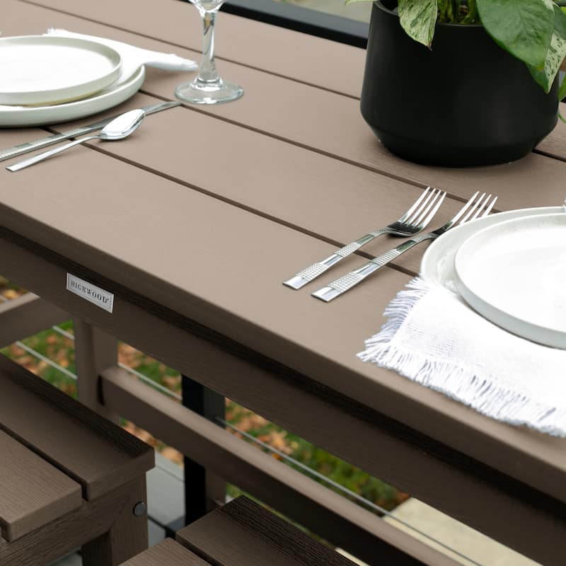 HIGHWOOD Monroe Modern Counter-Height Dining Balcony Set