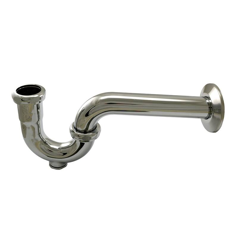 Jones Stephens P38011 1-1/2 P-TRAP 20 GA W/ CO - Chrome Plated - Chrome Plated