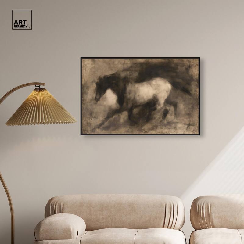 Dark Horse Canvas by Art Remedy