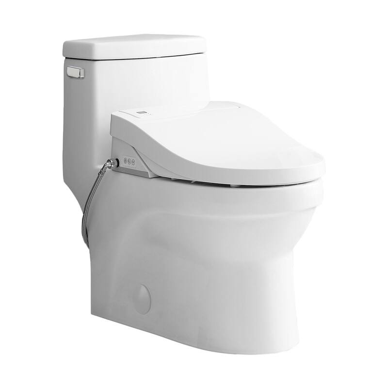 Swiss Madison SM-ST023 Virage 1.28 GPF One Piece Elongated Toilet with - White