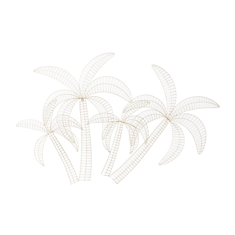 Gold Metal Glam Wall Decor