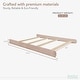 preview thumbnail 3 of 25, Evolur Convertible Crib Wooden Full-Size Bed Rail