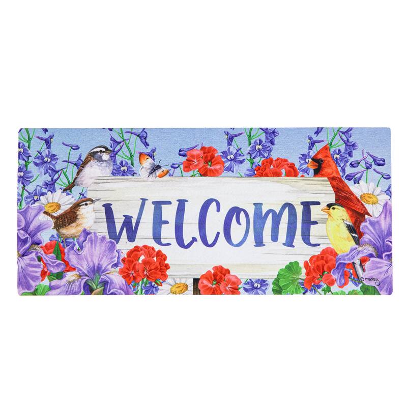 22 in. x 10 in. Visiting Bird Friends Sassafras Switch Mat