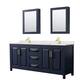 Option Dark Blue / Giotto Quartz Top / Brushed Gold